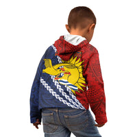 Kiribati Independence Day Kid Hoodie Polynesian and Melanesian Art Tattoo