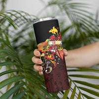Papua New Guinea 2025 Skinny Tumbler 50th Independence Day Anniversary LT03 - Polynesian Pride