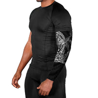Hawaiian Whales Polynesian Art Motifs Arm Sleeves Black Color - Polynesian Pride