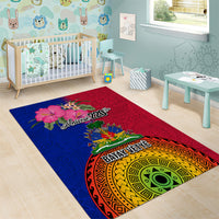 Haiti Battle of Vertieres Area Rug The Haitian Revolution 220th Anniversary Polynesian Style LT03 - Polynesian Pride