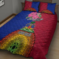 Haiti Battle of Vertieres Quilt Bed Set The Haitian Revolution 220th Anniversary Polynesian Style LT03 - Polynesian Pride
