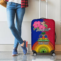 Personalised Haiti Battle of Vertieres Luggage Cover The Haitian Revolution 220th Anniversary Polynesian Style LT03 - Polynesian Pride