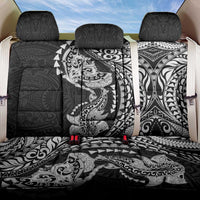 Hawaiian Manta Ray and Hammerhead Shark Tribal Tattoo Back Car Seat Cover with Polynesian Tribal Pattern Black-White Color LT03 One Size Multicolor - Polynesian Pride