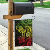 Hawaiian Manta Ray and Hammerhead Shark Tribal Tattoo Garden Flag with Polynesian Tribal Pattern Reggae Style LT03 - Polynesian Pride