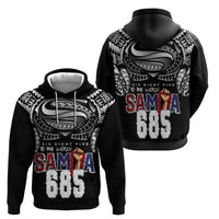 Super Samoa-Six Eight Five to The World Zip Hoodie Traditional Samoan Tattoo Black Color LT03 - Polynesian Pride