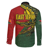 Sepik River Crocodile & Arts Festival Melanesian Pattern Family Matching Long Sleeve Bodycon Dress and Hawaiian Shirt