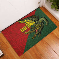Sepik River Crocodile & Arts Festival Melanesian Pattern Rubber Doormat