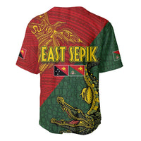 Sepik River Crocodile & Arts Festival Baseball Jersey Bird-of-paradise Melanesian Tattoo LT03 - Polynesian Pride