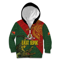 Sepik River Crocodile & Arts Festival Kid Hoodie Bird-of-paradise Melanesian Tattoo
