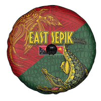 Sepik River Crocodile & Arts Festival Spare Tire Cover Bird-of-paradise Melanesian Tattoo