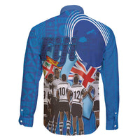 Fiji Rugby Sevens Family Matching Tank Maxi Dress and Hawaiian Shirt Commemorate Gold Medal - Rio de Janeiro 2016