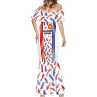 Custom Philippines Champions Football Jersey Mermaid Dress
