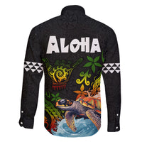 Hawaii Lei Day Family Matching Puletasi and Hawaiian Shirt Hibiscus Wreath and Polynesian Pattern