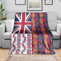 Hawaiian Lei Blanket National Flag Striped Style