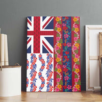 Hawaiian Lei Canvas Wall Art National Flag Striped Style