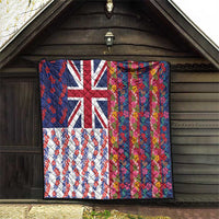 Hawaiian Lei Quilt National Flag Striped Style