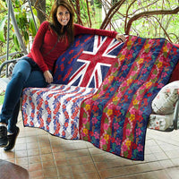 Hawaiian Lei Quilt National Flag Striped Style