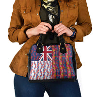 Hawaiian Lei Shoulder Handbag National Flag Striped Style LT03 - Polynesian Pride