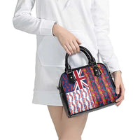 Hawaiian Lei Shoulder Handbag National Flag Striped Style LT03 - Polynesian Pride