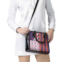 Hawaiian Lei Shoulder Handbag National Flag Striped Style LT03 - Polynesian Pride