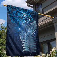 Matariki New Zealand Maori Silver Fern Garden Flag Galaxy Blue Sky Style LT03 - Polynesian Pride