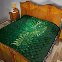 Matariki New Zealand Maori Silver Fern Quilt Galaxy Green Sky Style LT03 - Polynesian Pride