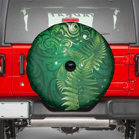 Matariki New Zealand Maori Silver Fern Spare Tire Cover Galaxy Green Sky Style LT03 - Polynesian Pride