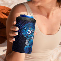 Matariki New Zealand Maori Koru Art Tattoo 4 in 1 Can Cooler Tumbler New Year Galaxy Blue Sky Style LT03 - Polynesian Pride