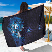 Matariki New Zealand Maori Koru Art Tattoo Sarong New Year Galaxy Blue Sky Style LT03 One Size 44 x 66 inches Blue - Polynesian Pride