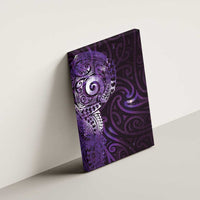 Matariki New Zealand Maori Koru Art Tattoo Canvas Wall Art New Year Galaxy Purple Sky Style LT03 - Polynesian Pride