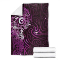 Matariki New Zealand Maori Koru Art Tattoo Blanket New Year Galaxy Pink Sky Style LT03 - Polynesian Pride