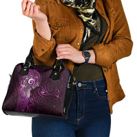 Matariki New Zealand Maori Koru Art Tattoo Shoulder Handbag New Year Galaxy Pink Sky Style LT03 - Polynesian Pride