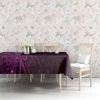 Matariki New Zealand Maori Koru Art Tattoo Tablecloth New Year Galaxy Pink Sky Style LT03 - Polynesian Pride