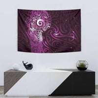Matariki New Zealand Maori Koru Art Tattoo Tapestry New Year Galaxy Pink Sky Style LT03 - Polynesian Pride