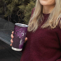 Matariki New Zealand Maori Koru Art Tattoo Tumbler Cup New Year Galaxy Pink Sky Style