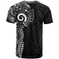 New Zealand Maori Koru Art Traditional Tattoo T Shirt Simple Style LT03 - Polynesian Pride