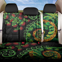 New Zealand Koru Plants and Pohutukawa Back Car Seat Cover Maori Tattoo Pattern