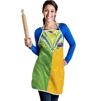 Cook Islands Language Week Apron Tatau Pattern and Rarotongan Alphabet - Polynesian Pride
