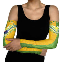 Cook Islands Language Week Arm Sleeves Tatau Pattern and Rarotongan Alphabet LT03 - Polynesian Pride