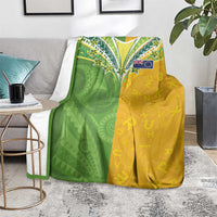 Cook Islands Language Week Blanket Tatau Pattern and Rarotongan Alphabet - Polynesian Pride