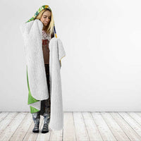 Cook Islands Language Week Hooded Blanket Tatau Pattern and Rarotongan Alphabet LT03 - Polynesian Pride