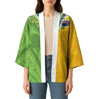 Cook Islands Language Week Kimono Tatau Pattern and Rarotongan Alphabet - Polynesian Pride