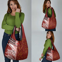 Tonga Language Week Grocery Bag Ngatu Pattern and Tongan Alphabet - Polynesian Pride