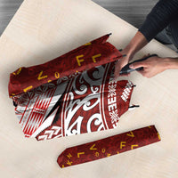 Tonga Language Week Umbrella Ngatu Pattern and Tongan Alphabet - Polynesian Pride