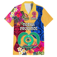 Personalised Torba Day Kid Hawaiian Shirt Proud To Be A Ni-Van Beauty Pacific Flower LT03 Kid Yellow - Polynesian Pride