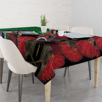 New Zealand Kereru And Pohutukawa Tablecloth Maori Tribal Tattoo LT03 - Polynesian Pride