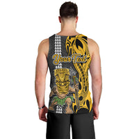 Custom Hawaii Molokai Island Men Tank Top Hawaiian Warrior and Kakau Symbols Abstract Tattoo LT03 - Polynesian Pride