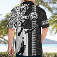 Custom Hawaii Molokai Island Hawaiian Shirt Hawaiian King and Kakau Symbols Abstract Shoulder Tattoo LT03 - Polynesian Pride