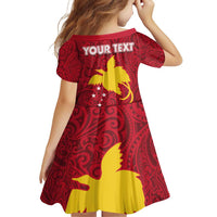 Papua New Guinea Merry Christmas Family Matching Off Shoulder Short Dress and Hawaiian Shirt Santa Suit Style With Melanesian Pattern LT03 - Polynesian Pride