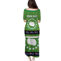 Cook Islands Merry Christmas Family Matching Puletasi and Hawaiian Shirt Santa Suit Style With Polynesian Pattern LT03 - Polynesian Pride